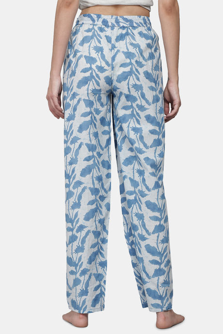Shararat Cotton Loungewear Bottom - Blue — image 4