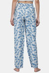 Shararat Cotton Loungewear Bottom - Blue — thumbnail 4