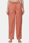 Shararat Cotton Loungewear Bottom - Peach  — thumbnail 1