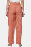 Shararat Cotton Loungewear Bottom - Peach  — thumbnail 4