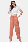 Shararat Cotton Loungewear Bottom - Peach  — thumbnail 6