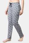 Shararat Cotton Loungewear Bottom - Grey — thumbnail 2