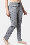Shararat Cotton Loungewear Bottom - Grey — thumbnail 3