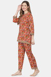 Shararat Cotton Pyajama Set - Brown — thumbnail 2