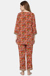 Shararat Cotton Pyajama Set - Brown — thumbnail 4