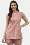 Shararat Cotton Pyajama Set - Pink — thumbnail 1