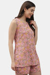 Shararat Cotton Pyajama Set - Pink — thumbnail 3