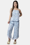 Shararat Cotton Pyajama Set - Blue — thumbnail 1