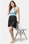 Shararat Lace Babydoll - Blue — thumbnail 4