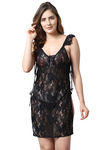 Shararat Lace Babydoll - Black — thumbnail 1