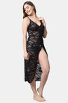 Shararat Lace Babydoll - Black — thumbnail 2