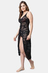 Shararat Lace Babydoll - Black — thumbnail 3