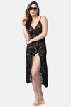 Shararat Lace Babydoll - Black — thumbnail 5