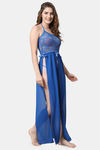 Shararat Lace Babydoll - Blue — thumbnail 2