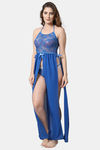 Shararat Lace Babydoll - Blue — thumbnail 3