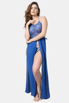Shararat Lace Babydoll - Blue — thumbnail 5