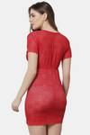 Shararat Lace Babydoll - Red — thumbnail 3