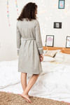 Zivame CoZzzie Plain Robe - Grey — thumbnail 2