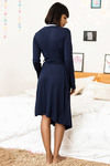 Zivame CoZzzie Rayon Elastane Plain Robe- Navy. — thumbnail 3