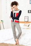 Zivame Cotton CoZzzies  Solid Pyjama- Grey — thumbnail 1