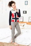 Zivame Cotton CoZzzies  Solid Pyjama- Grey — thumbnail 4