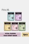 Pielor Black Charcoal Mask (Pack of 5) - 25 ml — thumbnail 1
