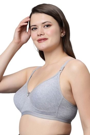 Eden Double Layered Non-Wired Full Coverage T-Shirt Bra (Pack of 2) - Multicolor — image 3