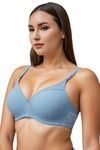 Eden Double Layered Non-Wired Full Coverage T-Shirt Bra (Pack of 2) - Multicolor — thumbnail 3