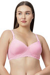 Eden Padded Non-Wired Full Coverage Maternity / Nursing Bra - Pink — thumbnail 1