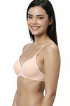 Eden Padded Non-Wired Full Coverage T-Shirt Bra - Skin — thumbnail 3