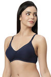 Eden Padded  Non-Wired Full Coverage T-Shirt Bra - Navyblue — thumbnail 3