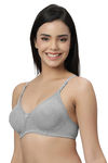 Eden Padded  Non-Wired Full Coverage T-Shirt Bra (Pack of 2) - GreyGrey — thumbnail 3