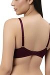 Eden Padded  Non-Wired Full Coverage T-Shirt Bra (Pack of 2) - MagentaMaroon — thumbnail 2