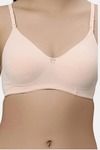 Eden Padded  Non-Wired Full Coverage T-Shirt Bra (Pack of 2) - GreyPeach — thumbnail 4