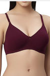 Eden Padded  Non-Wired Full Coverage T-Shirt Bra (Pack of 2) - MagentaMaroon — thumbnail 4