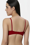 Eden Padded  Non-Wired Full Coverage T-Shirt Bra (Pack of 2) - PeachRed — thumbnail 2