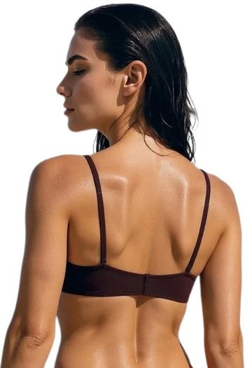 Eden Double Layered Non-Wired 3/4th Coverage T-Shirt Bra (Pack of 2) - Multicolor — image 2