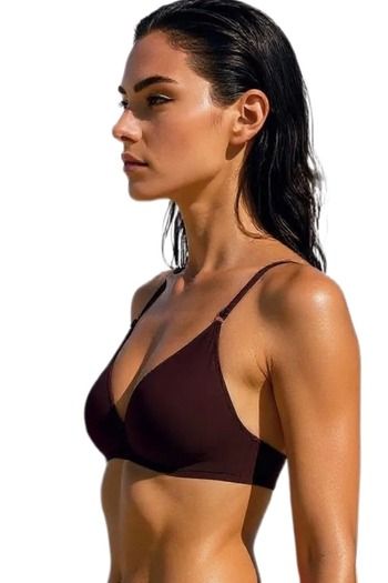 Eden Double Layered Non-Wired 3/4th Coverage T-Shirt Bra (Pack of 2) - Multicolor — image 3