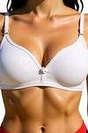 Eden Double Layered Non-Wired 3/4th Coverage T-Shirt Bra (Pack of 2) - Multicolor — thumbnail 4