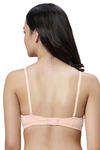 Eden Double Layered Non-Wired Full Coverage T-Shirt Bra - Peach — thumbnail 2