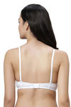 Eden Double Layered Non-Wired Full Coverage T-Shirt Bra - White — thumbnail 3