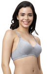 Eden Double Layered Non-Wired Full Coverage T-Shirt Bra (Pack of 2) - Multicolor — thumbnail 3
