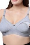 Eden Double Layered Non-Wired Full Coverage Maternity / Nursing Bra (Pack of 2) - Multicolor — thumbnail 4