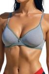 Eden Double Layered Non-Wired 3/4th Coverage T-Shirt Bra (Pack of 2) - Multicolor — thumbnail 4