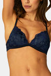 Yamamay Non-Wired Medium Coverage Push-Up Bra - Night Blue — thumbnail 1