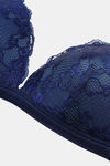 Yamamay Non-Wired Medium Coverage Push-Up Bra - Night Blue — thumbnail 4