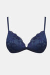 Yamamay Non-Wired Medium Coverage Push-Up Bra - Night Blue — thumbnail 5
