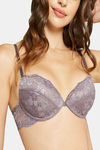 Yamamay Wired Medium Coverage Push-Up Bra - Plum — thumbnail 3