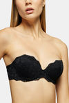 Yamamay Padded Wired 3/4Th Coverage Tube Bra - Black — thumbnail 3