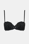Yamamay Padded Wired 3/4Th Coverage Tube Bra - Black — thumbnail 4
